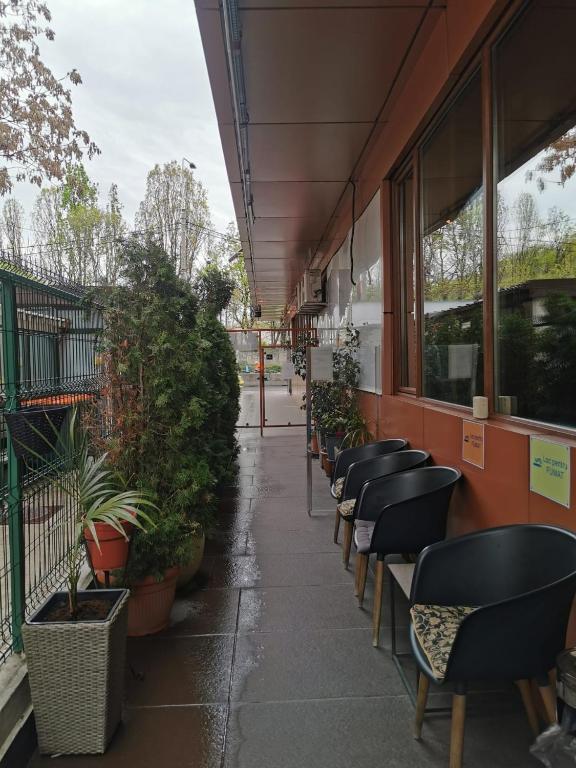 Balkón nebo terasa v ubytování Nevis Fundeni