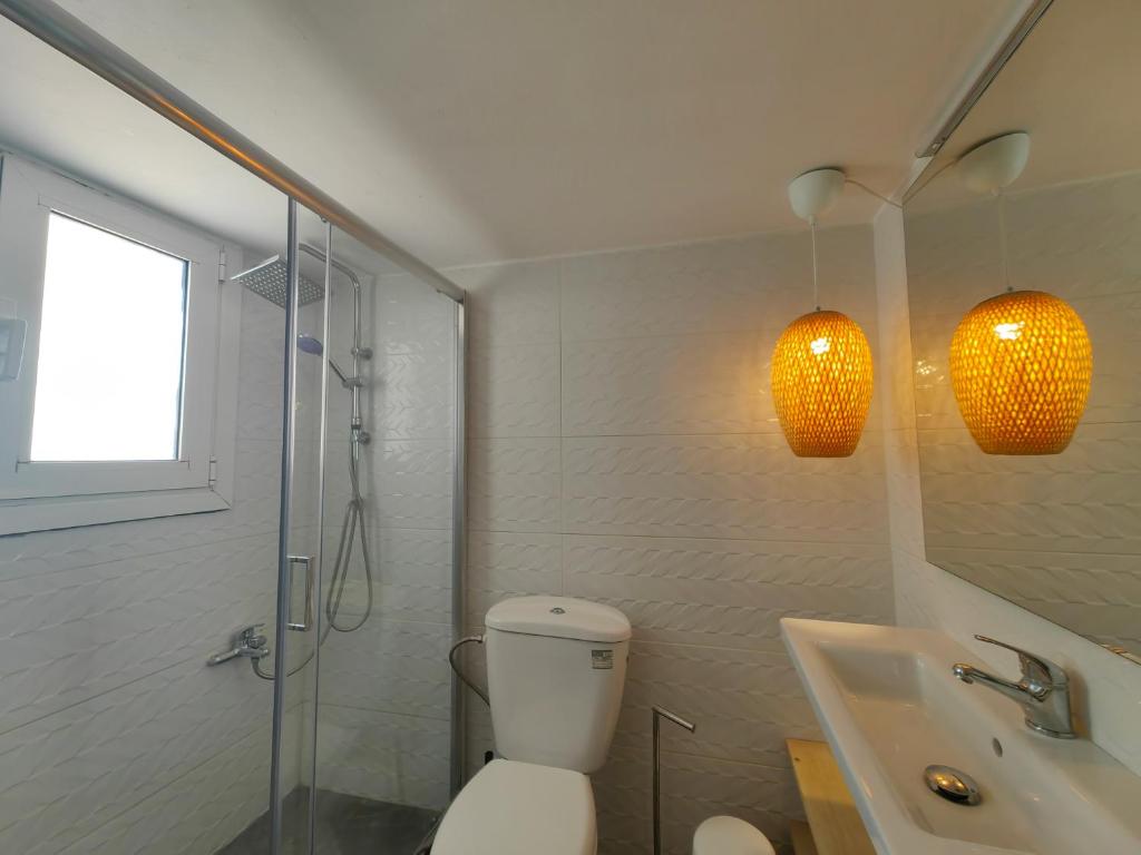 Łazienka w obiekcie Demetra - Koukaki center apartment