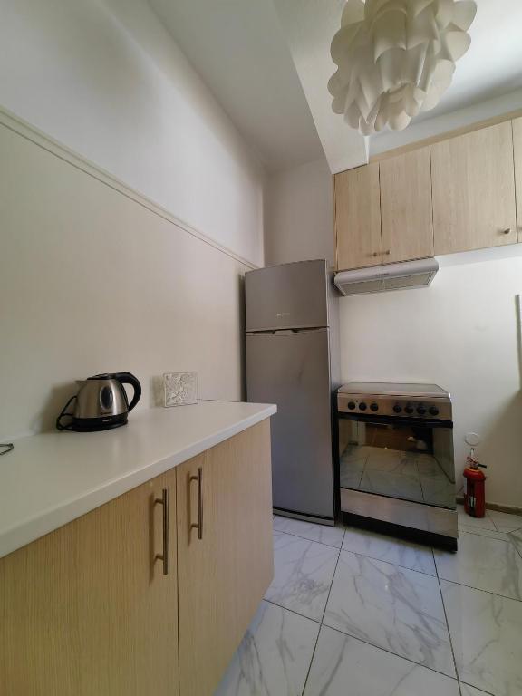 Kuchnia lub aneks kuchenny w obiekcie Demetra - Koukaki center apartment