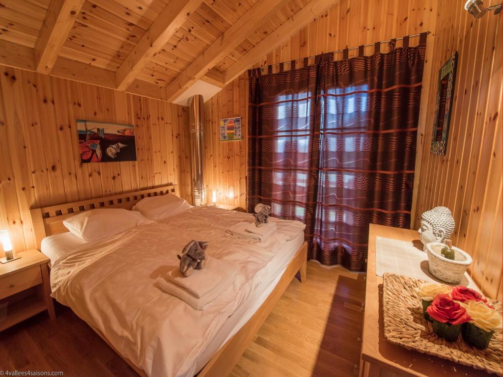 Postel nebo postele na pokoji v ubytování Chalet Colonia