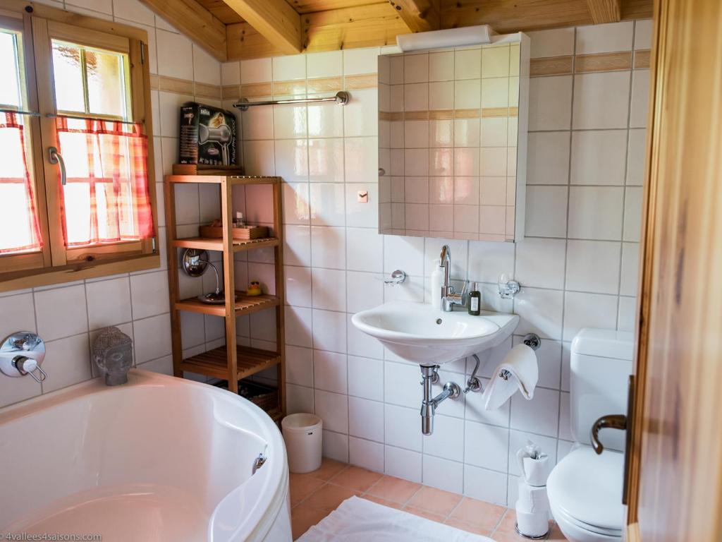 Koupelna v ubytování Chalet Colonia