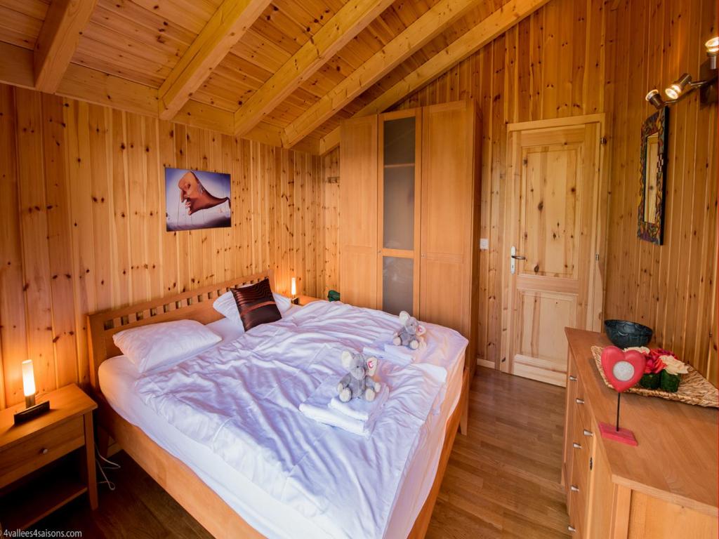 Postel nebo postele na pokoji v ubytování Chalet Colonia