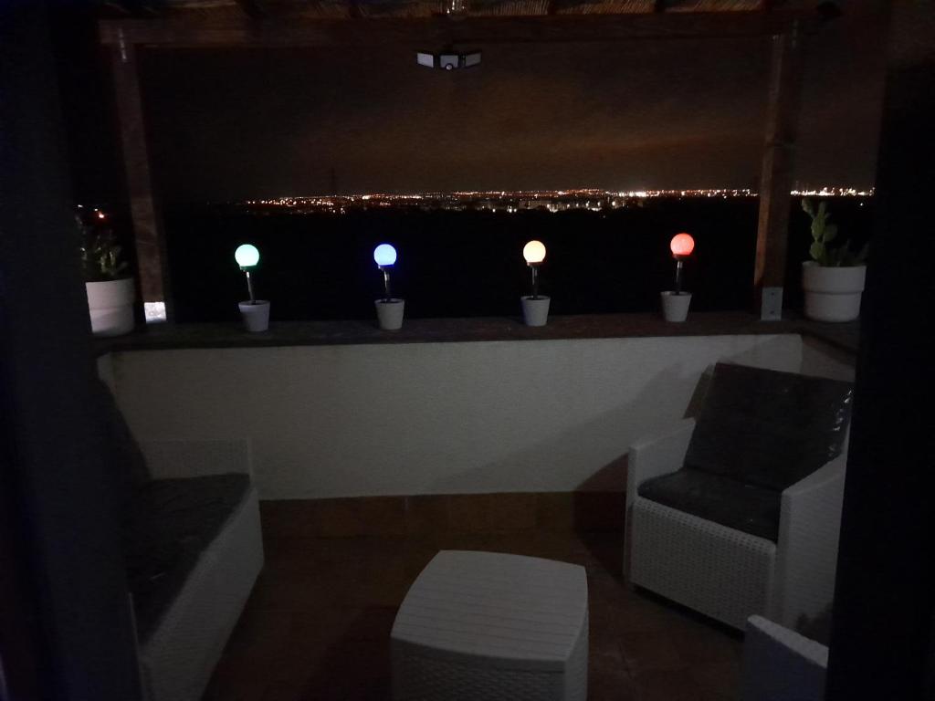 Posezení v ubytování Luxury b&b Le Rocce