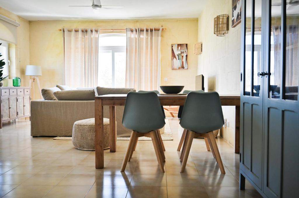 Posezení v ubytování Ogygia Suites Gozo