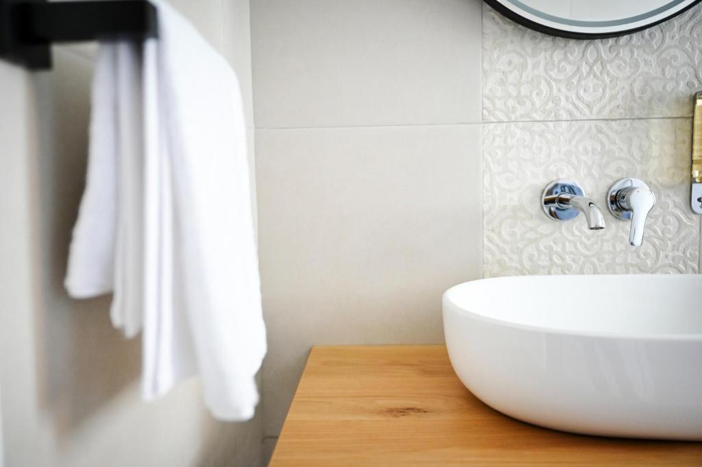 Koupelna v ubytování Ogygia Suites Gozo