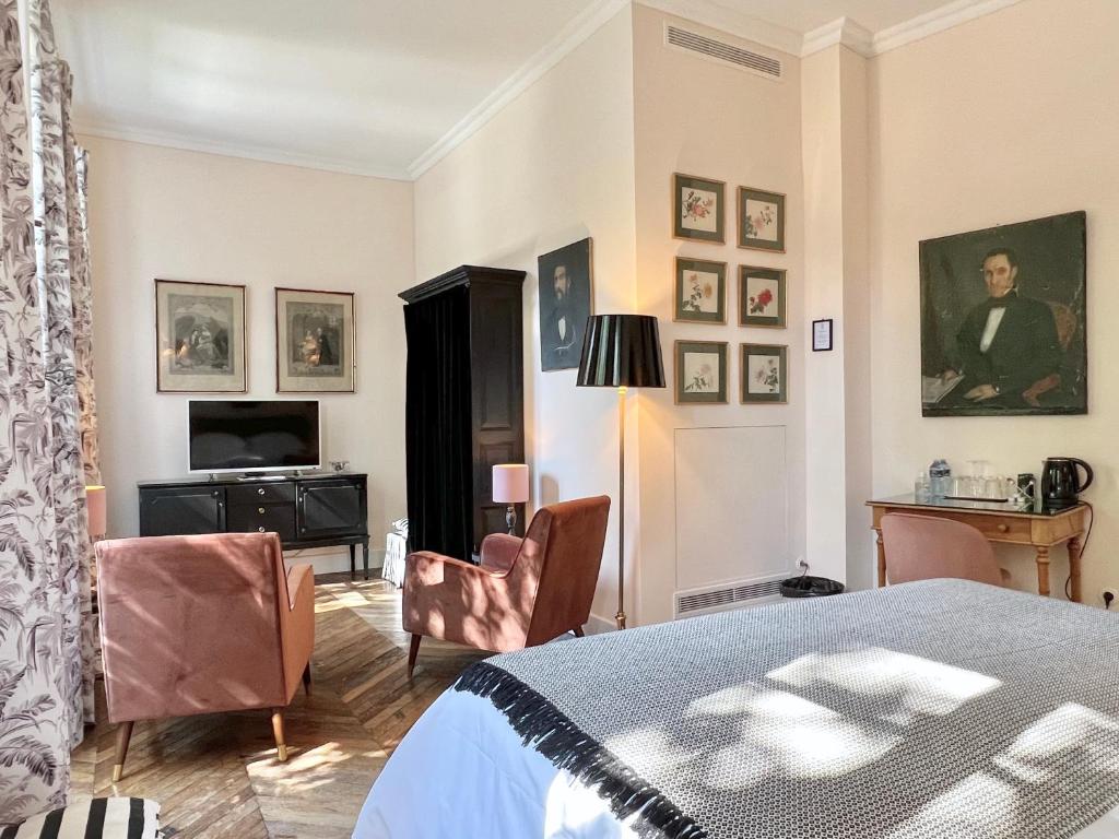 Le Clos Saluces - Chambre Double Deluxe Avec Vue Sur Le Jardin