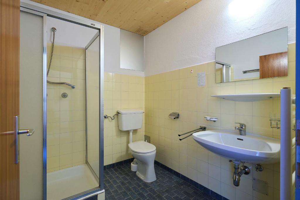 Koupelna v ubytování Gasthof Lamm
