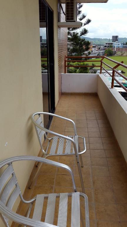 Balkón nebo terasa v ubytování Hotel La Aldea