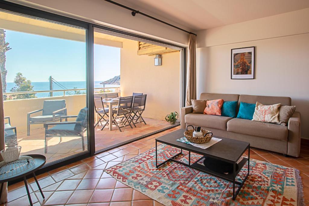 Χώρος καθιστικού στο Appt Ramatuelle - Plage Pampelonne