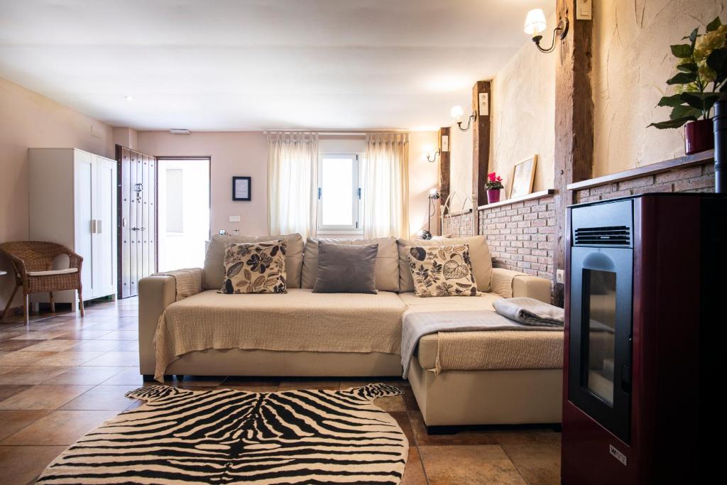 Posezení v ubytování Apartamentos Cangas Relax