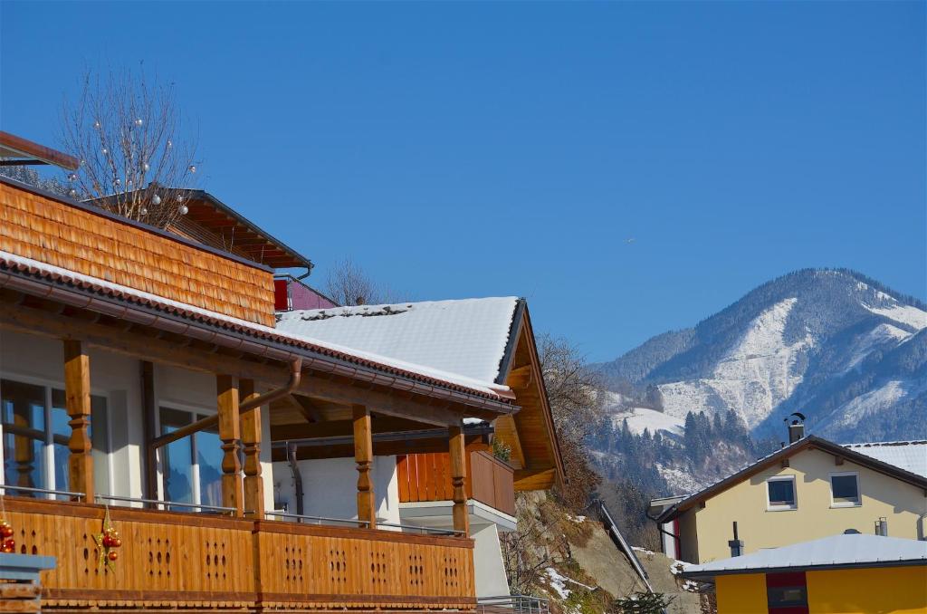 Nespecifikovaný výhled na hory nebo výhled na hory při pohledu z apartmánu
