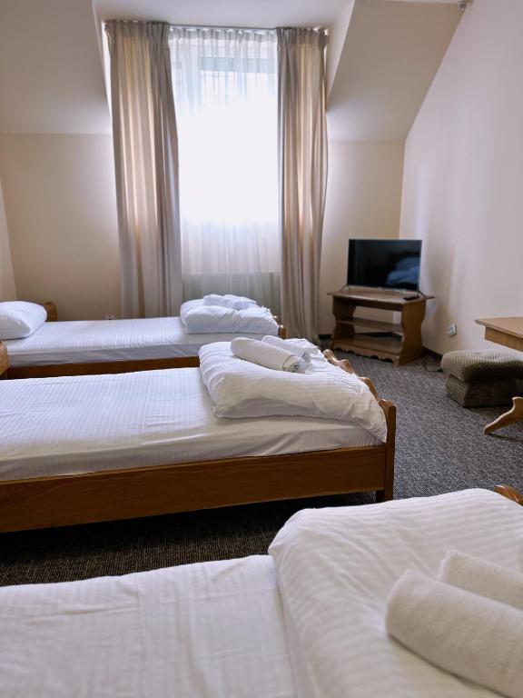 Postel nebo postele na pokoji v ubytování SameТой