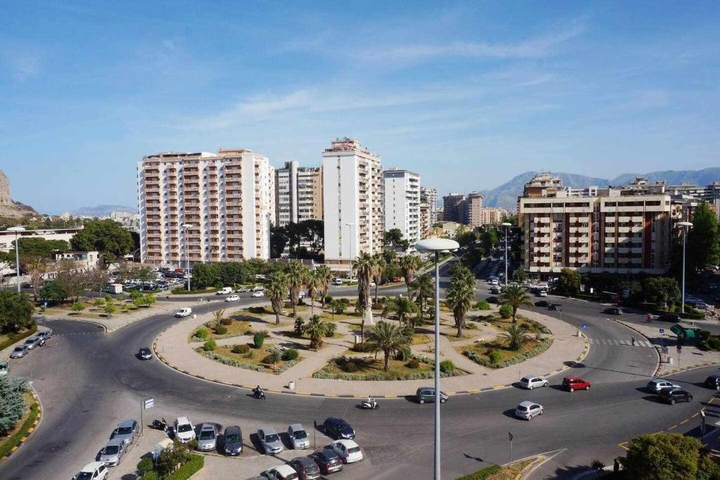 Výhľad na mesto Palermo alebo výhľad na mesto priamo z apartmánu