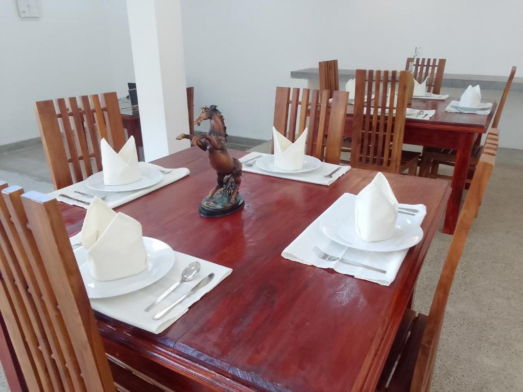 Restaurace v ubytování Savendro Villa Hikkaduwa