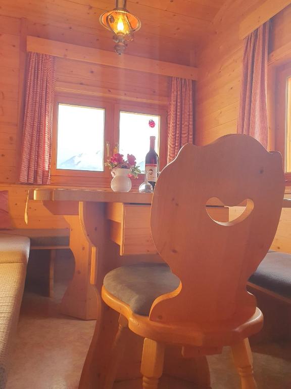 Posezení v ubytování Weiherhütte Ried