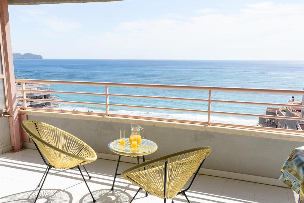 En balkon eller terrasse på Apartamentos Nuevo México M 113