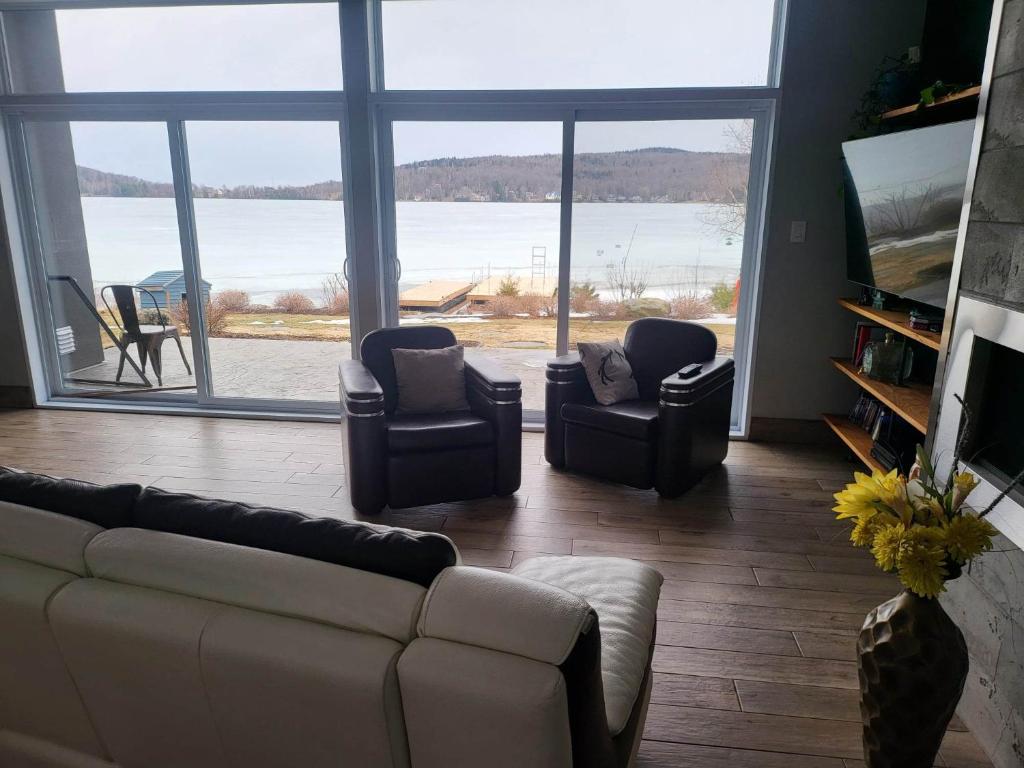 Posezení v ubytování L'étoile du lac lyster