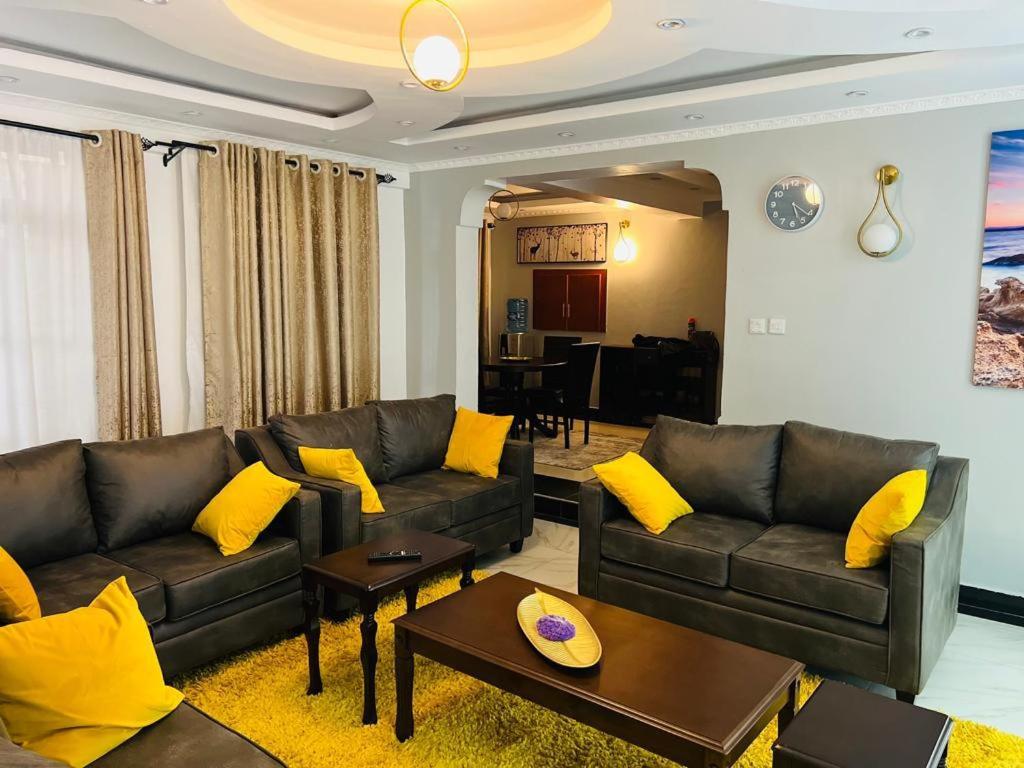 Posezení v ubytování SR Apartments Milimani, Kisumu