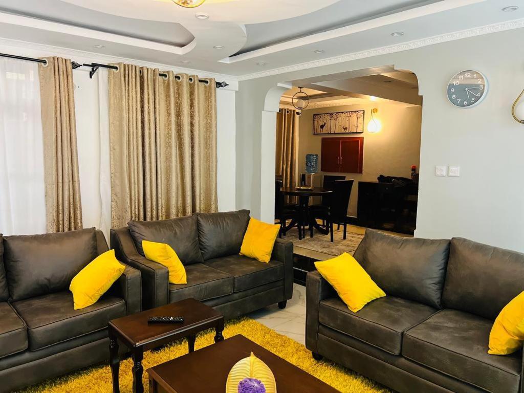 Posezení v ubytování SR Apartments Milimani, Kisumu