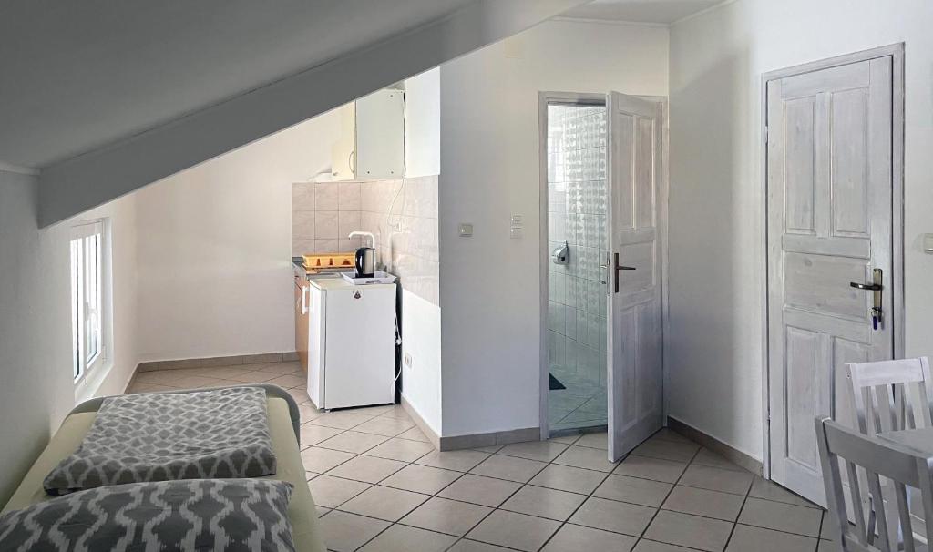 Kuchyň nebo kuchyňský kout v ubytování Apartment Anic