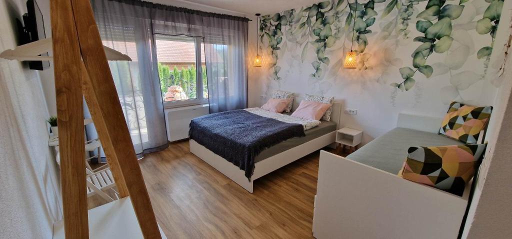 Postel nebo postele na pokoji v ubytování Hotel SAMARIN Črnomelj