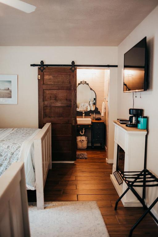 Kuchyň nebo kuchyňský kout v ubytování Taylor Creek Lodge