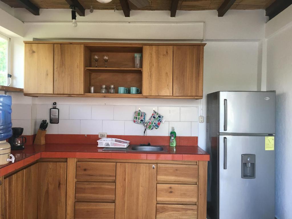 Kuchyň nebo kuchyňský kout v ubytování Casa Las Mantas