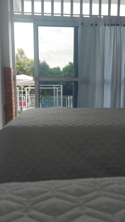 Postel nebo postele na pokoji v ubytování Mangüeña Alojamiento Rural