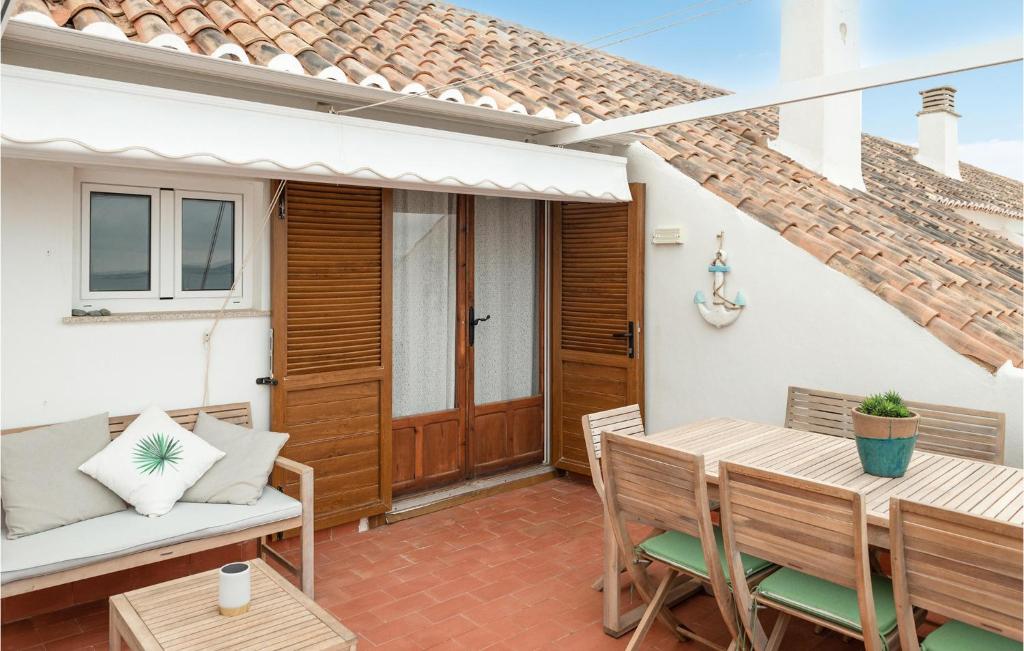 A balcony or terrace at Nice Apartment In La Manga With Wifi