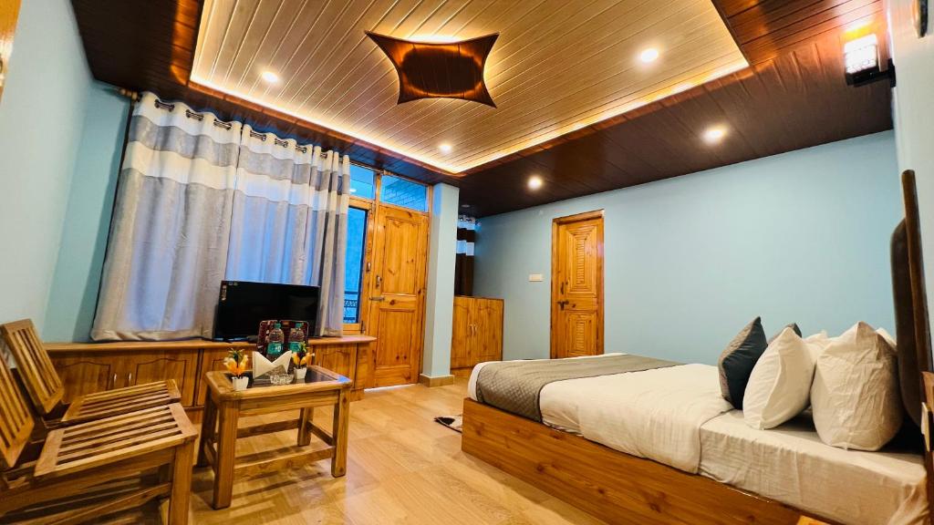 Posezení v ubytování Sana cottage - Affordable Luxury Stay in Manali