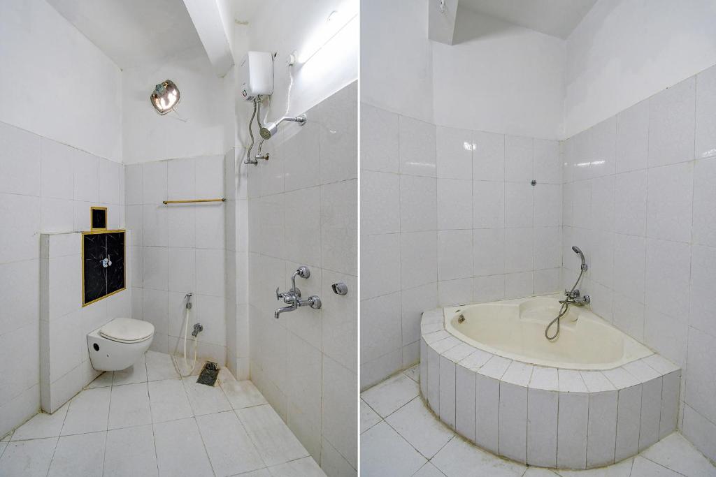Koupelna v ubytování FabHotel Prime Rockstar Suites