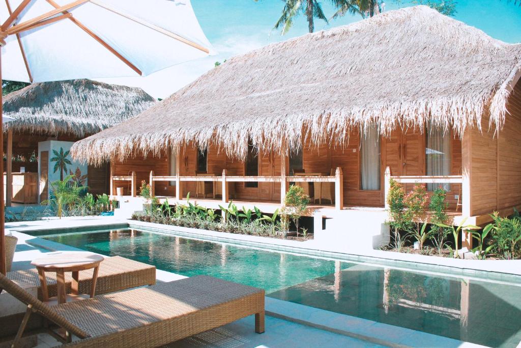 Bazén v ubytování My Island Home Gili Air nebo v jeho okolí