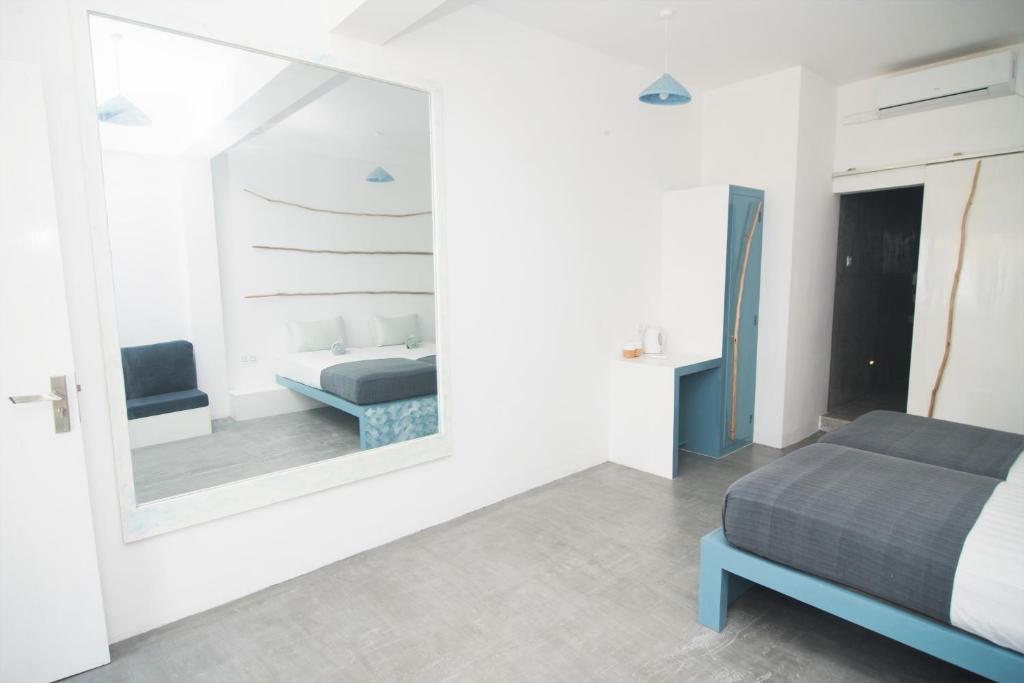 Postel nebo postele na pokoji v ubytování NAVA b&b