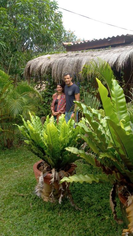 Zahrada ubytování Sigiriya Nature View home Stay