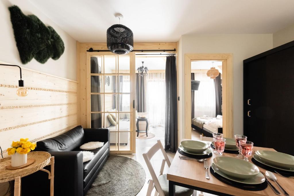 Część wypoczynkowa w obiekcie Apartamenty Smrekowa Tatry Zakopane
