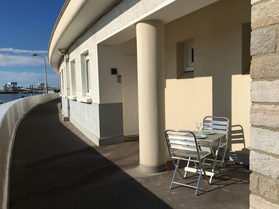 Balkón alebo terasa v ubytovaní Appartement cosy avec vue mer