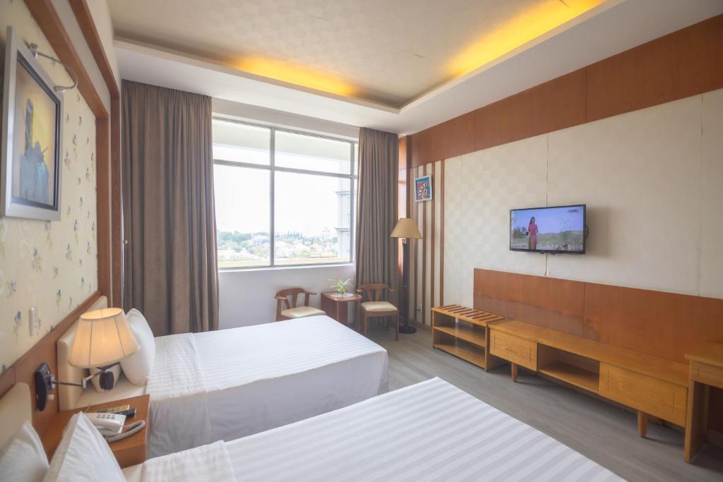 Phòng Superior 2 giường đơn nhìn ra cảnh thành phố