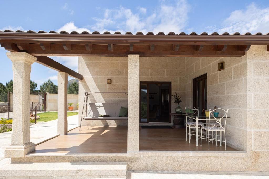 Balkón nebo terasa v ubytování Pedra Moura Casa Rural