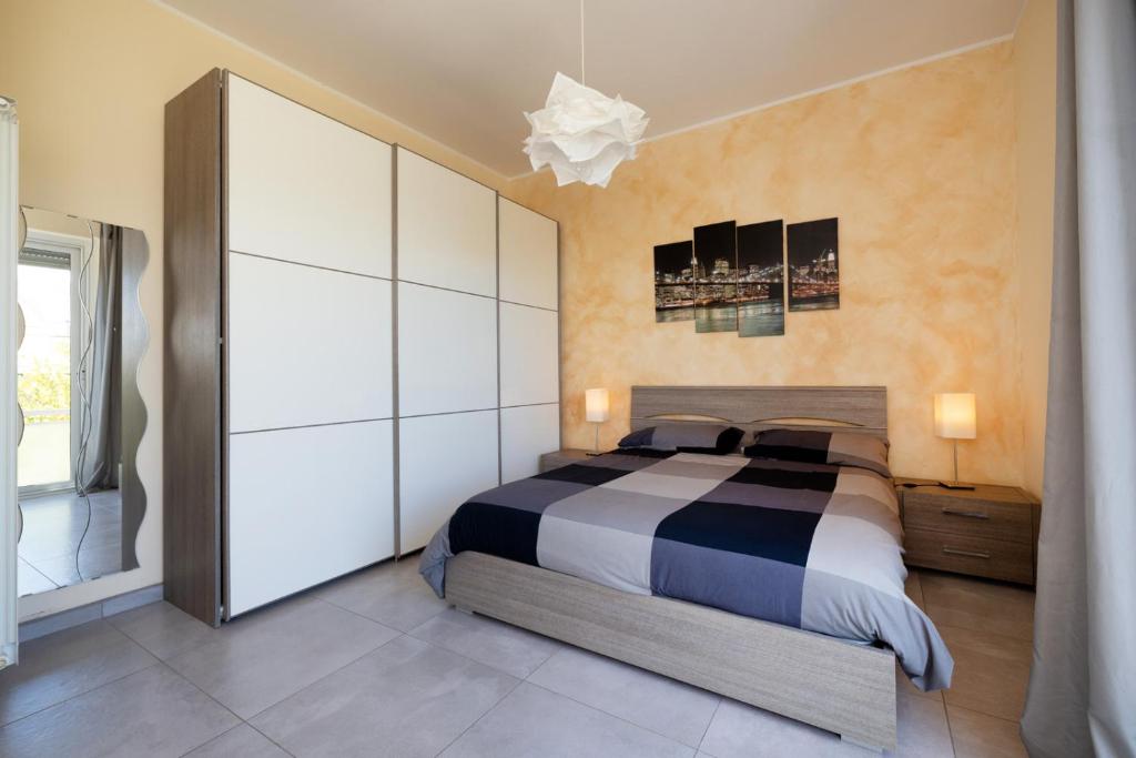 Posteľ alebo postele v izbe v ubytovaní CASA MATILDE - Appartamento Vista Mare - con posto auto
