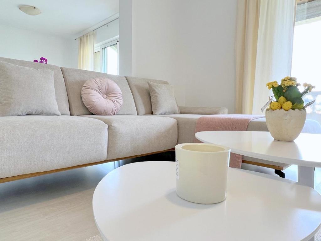Posezení v ubytování Stel Mar Apartment