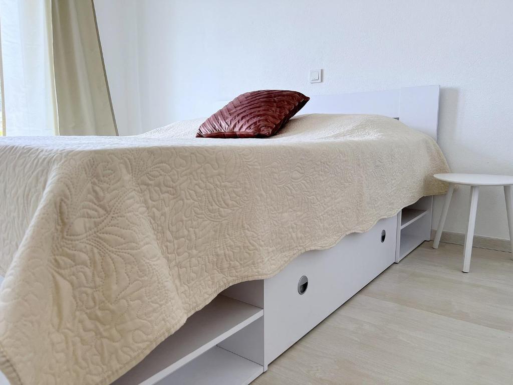 Postel nebo postele na pokoji v ubytování Stel Mar Apartment