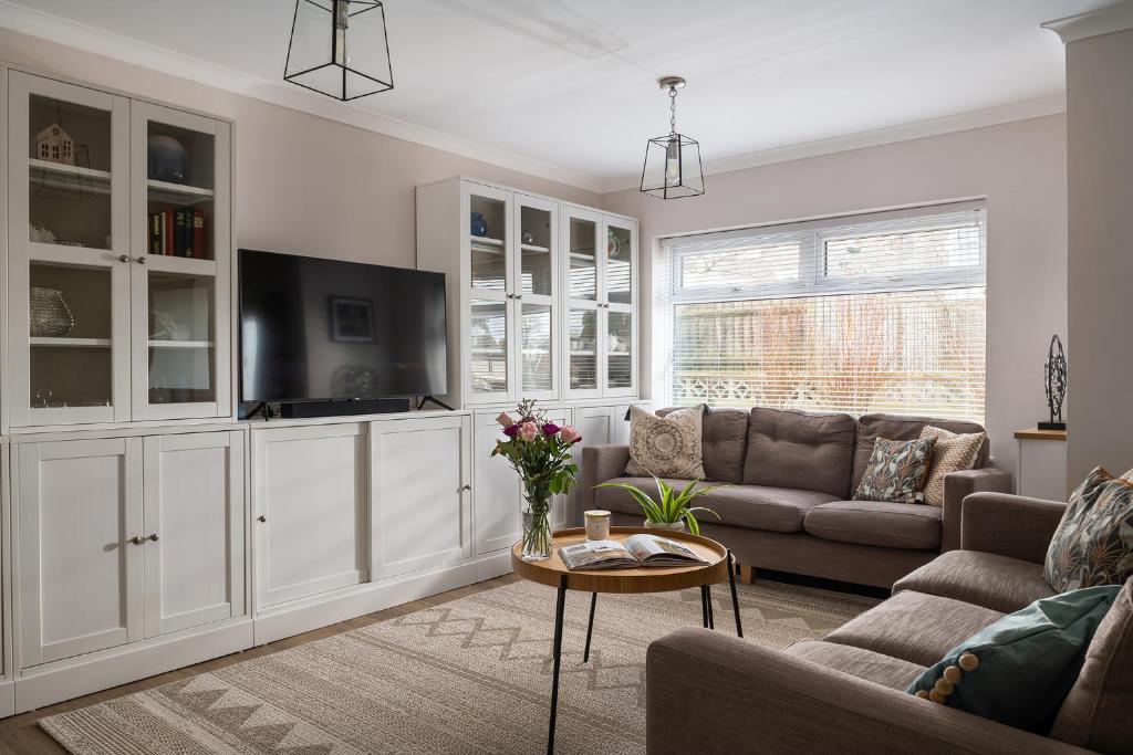 Телевизор и/или развлекательный центр в Crookes House