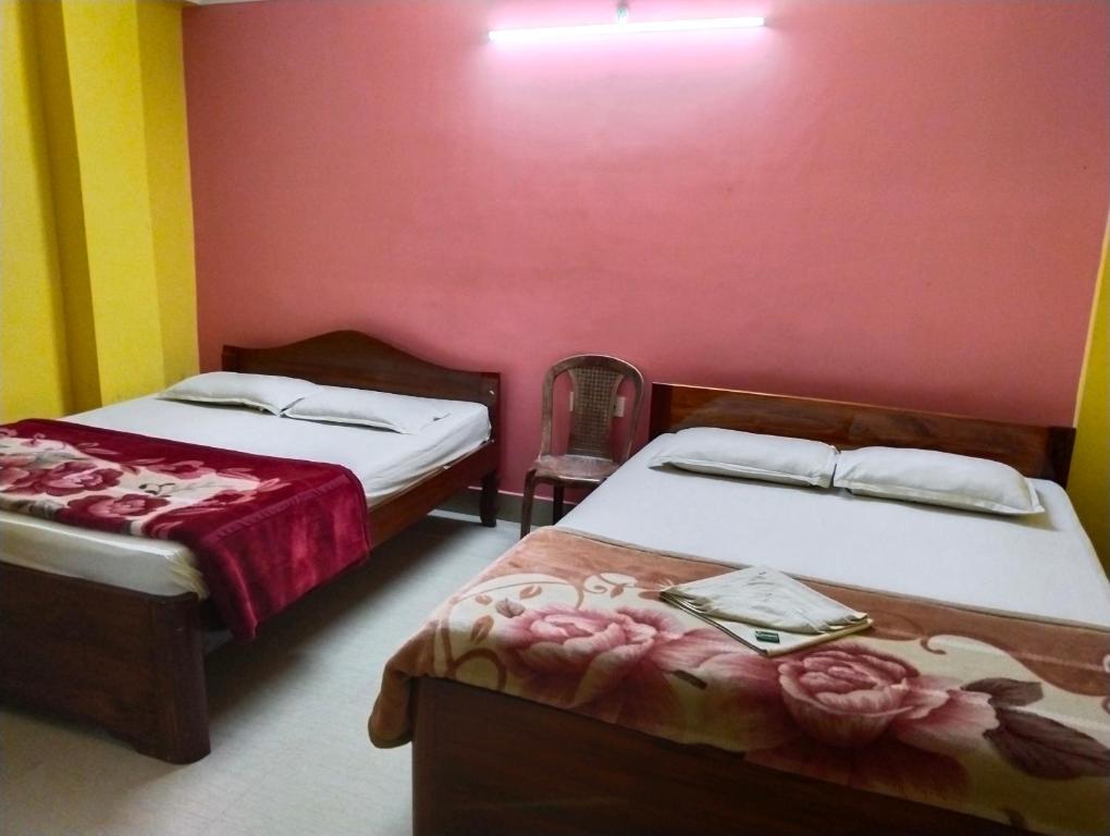 Postel nebo postele na pokoji v ubytování DAS HOTEL