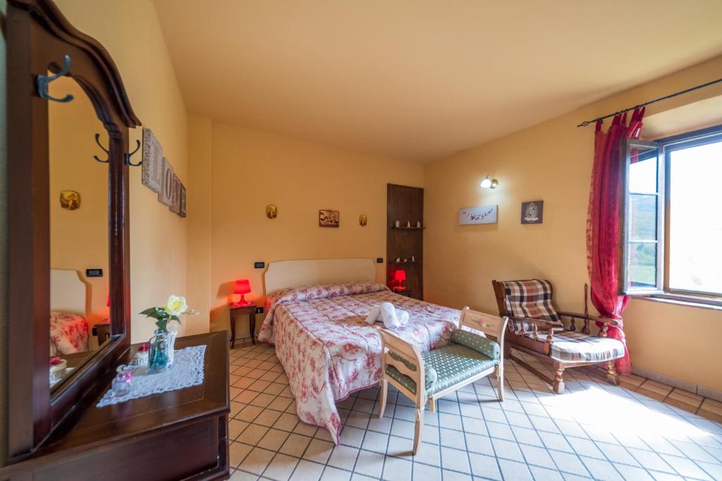 TV a/nebo společenská místnost v ubytování Agriturismo Due Ponti
