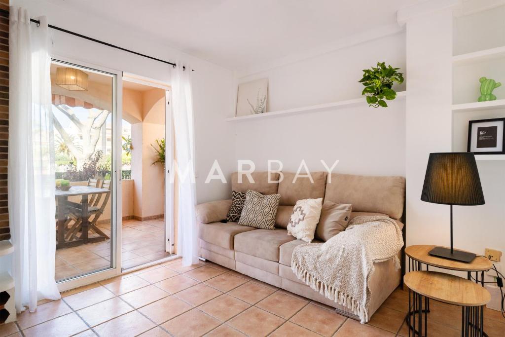 Posezení v ubytování Apartamento Geneve