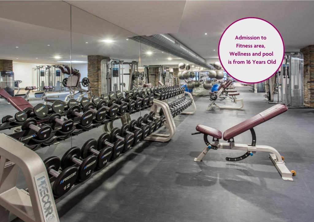 Fitness centrum a/nebo fitness zařízení v ubytování Crowne Plaza Zürich by IHG