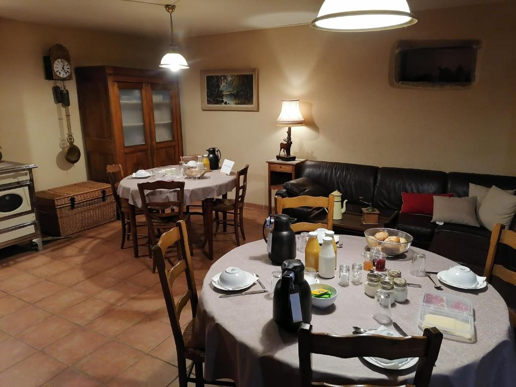 Posezení v ubytování Frairie Du Divit