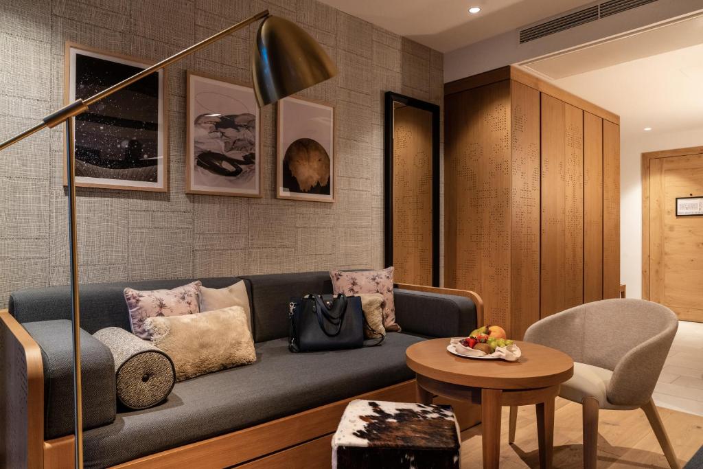 Posezení v ubytování Löwen Hotel Montafon
