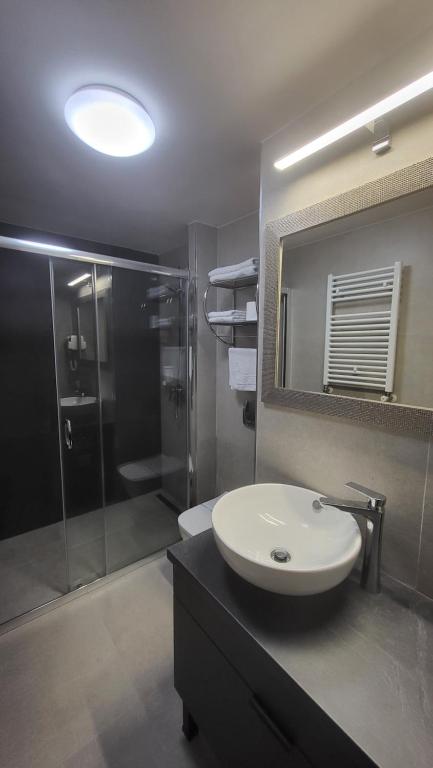 Koupelna v ubytování XO Residence
