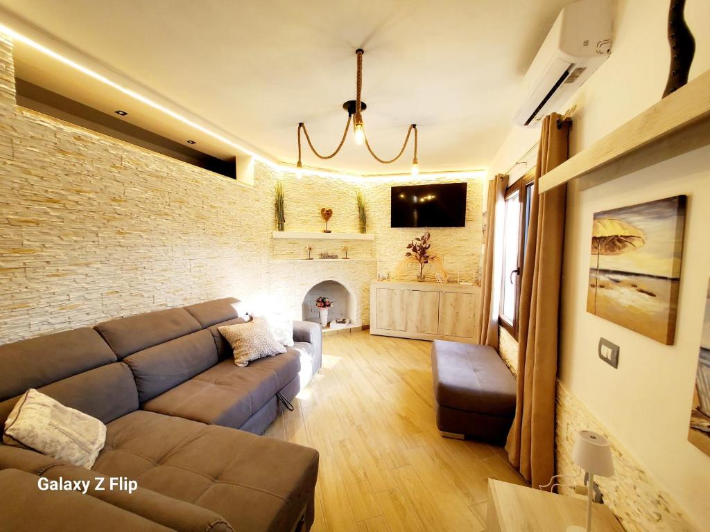 Telewizja i/lub zestaw kina domowego w obiekcie Villa Tore